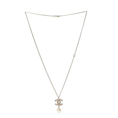 Chanel Pearl CC Drop Necklace Gold 3 of 6