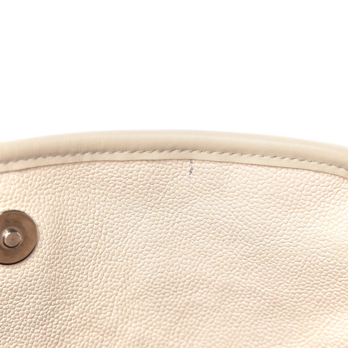 Caviar Quilted French Riviera Hobo Beige