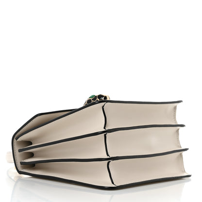 Bulgari Calfskin Serpenti Forever Top Handle White 4 of 10