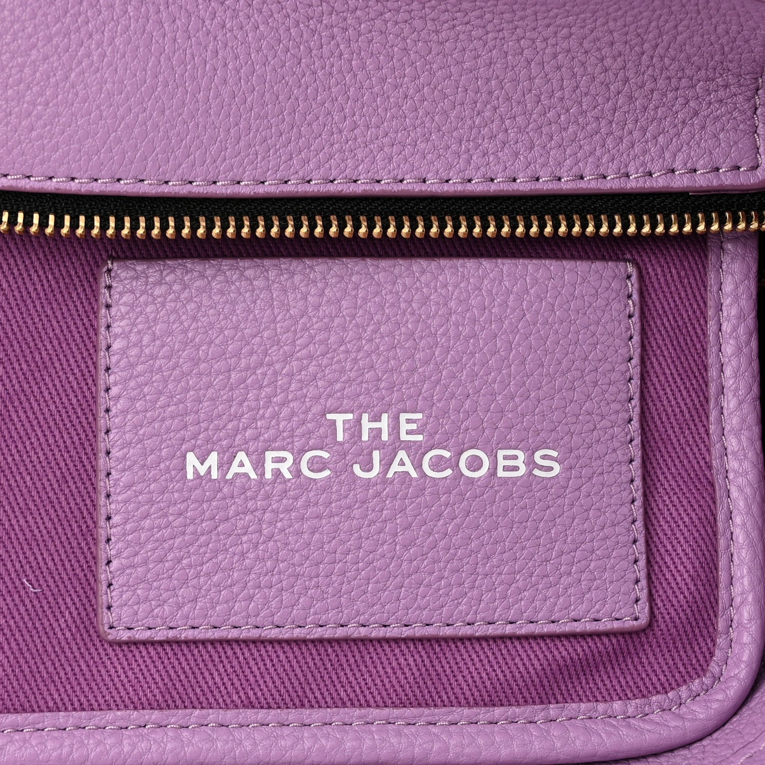 Marc Jacobs Grained Calfskin Small The Tote Bag Regal Orchid 6 of 11