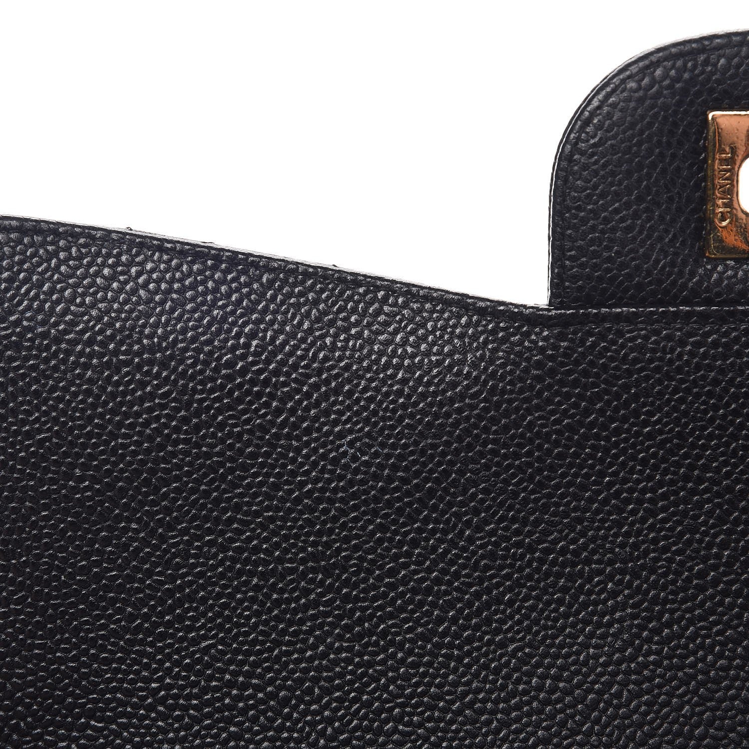 Chanel Caviar Quilted Jumbo Double Flap Black 9 of 13