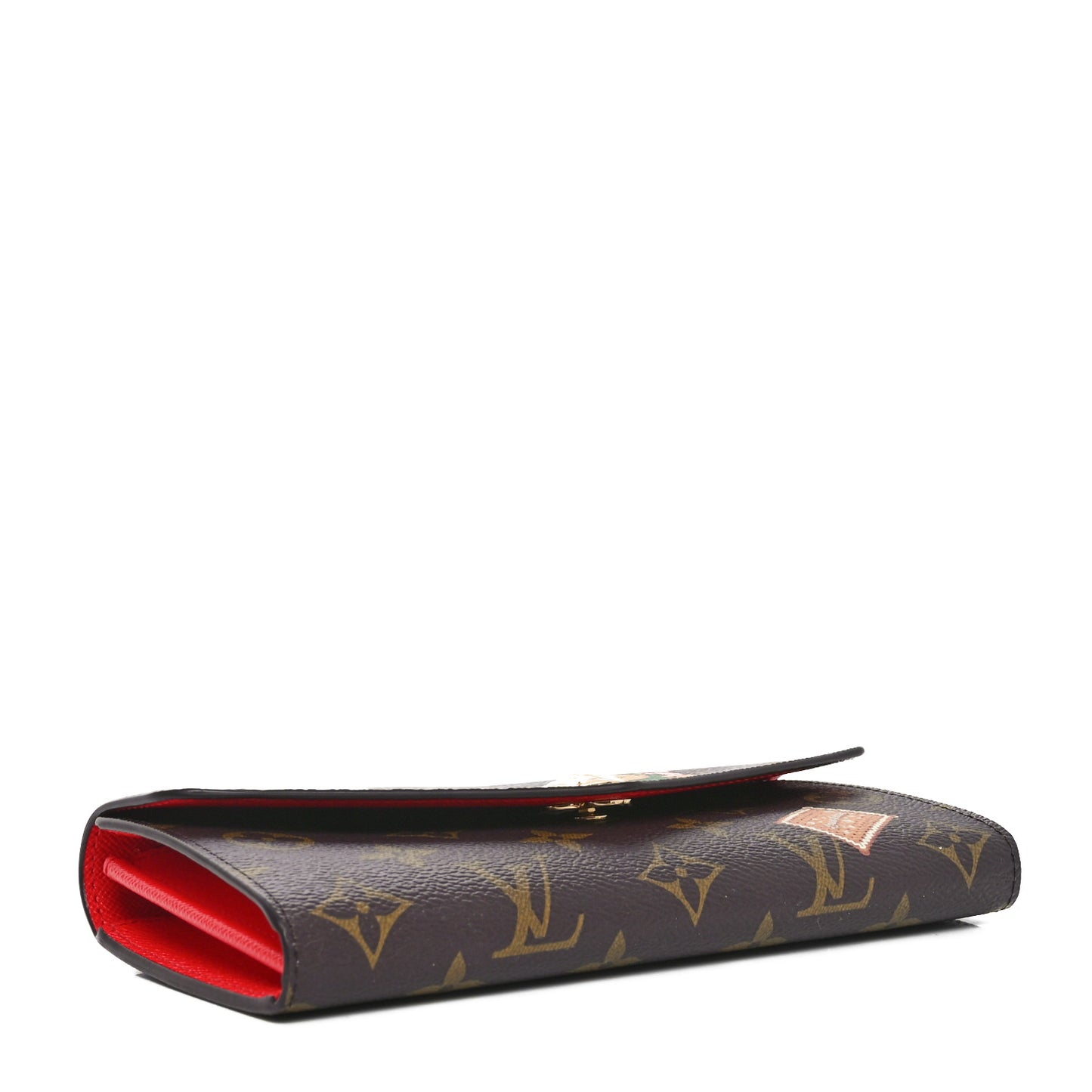 Monogram Candy Factory Sarah Wallet Candy Red