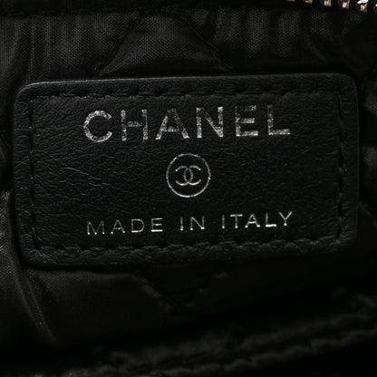 Chanel Metallic Calfskin Keyboard Pouch Black 6 of 9