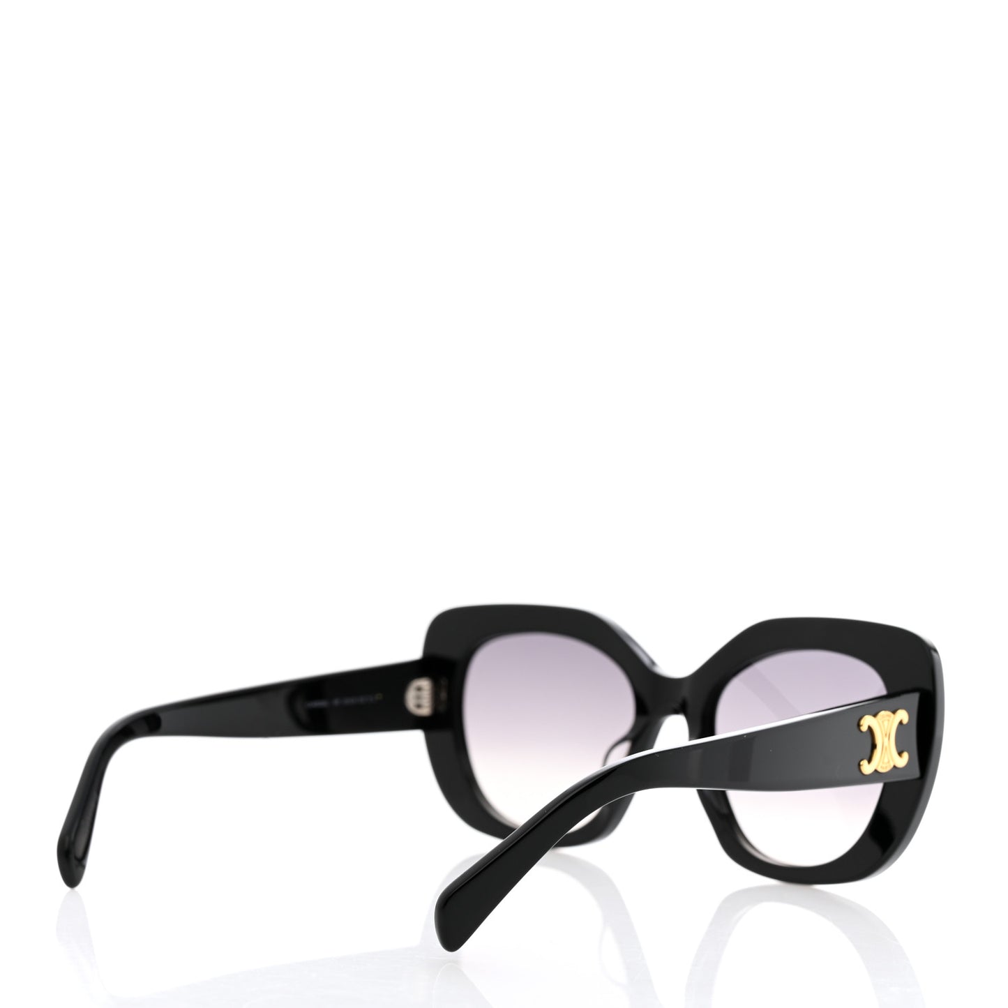 Acetate Triomphe 01 Square Sunglasses CL 40226U Black