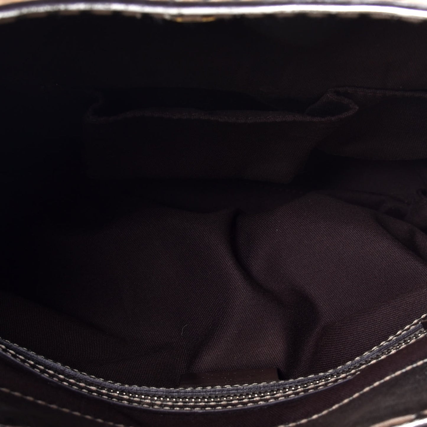 Metallic Guccissima Queen Bow Hobo Platinum