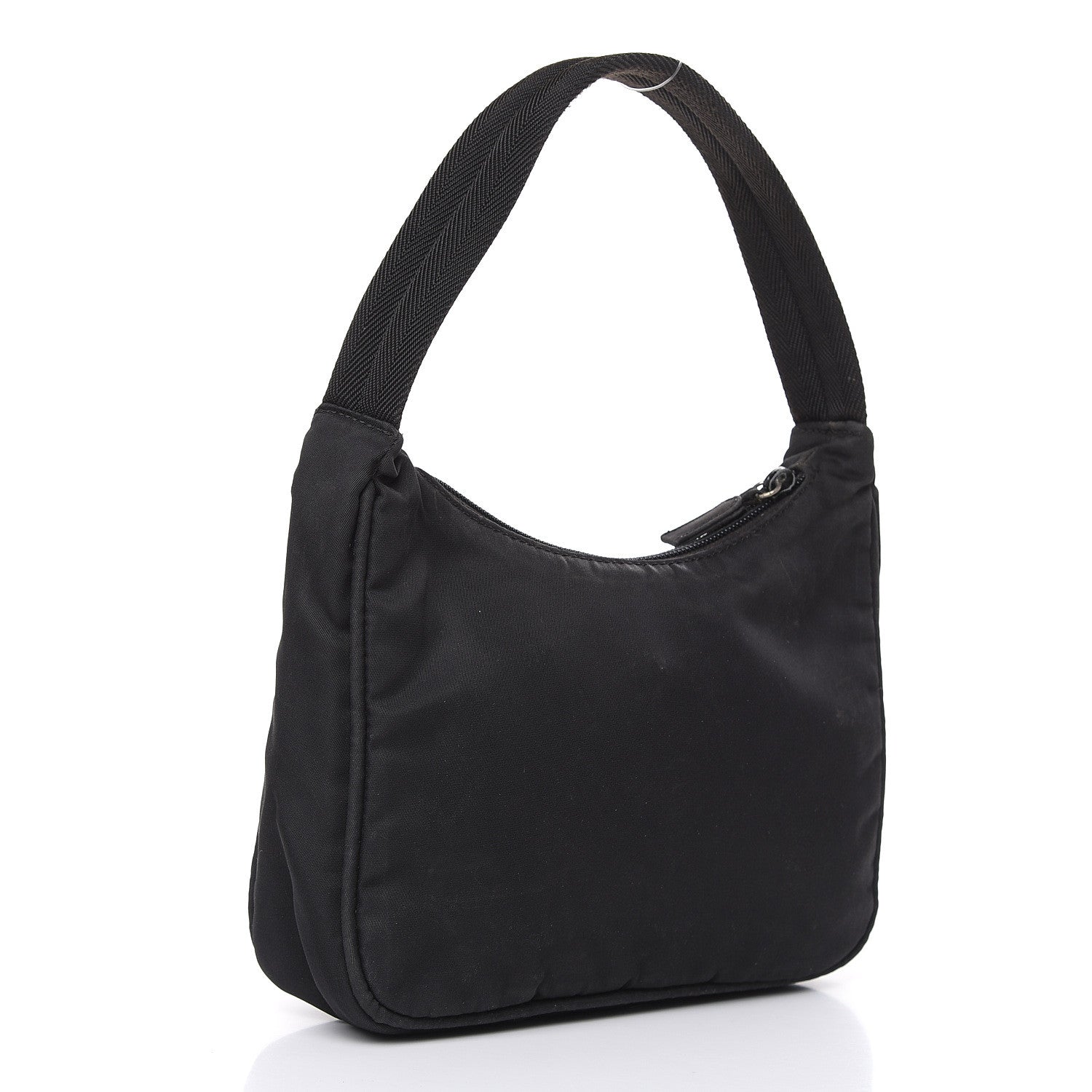 Prada Tessuto Nylon Hobo Black 3 of 16