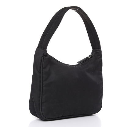 Prada Tessuto Nylon Hobo Black 3 of 16