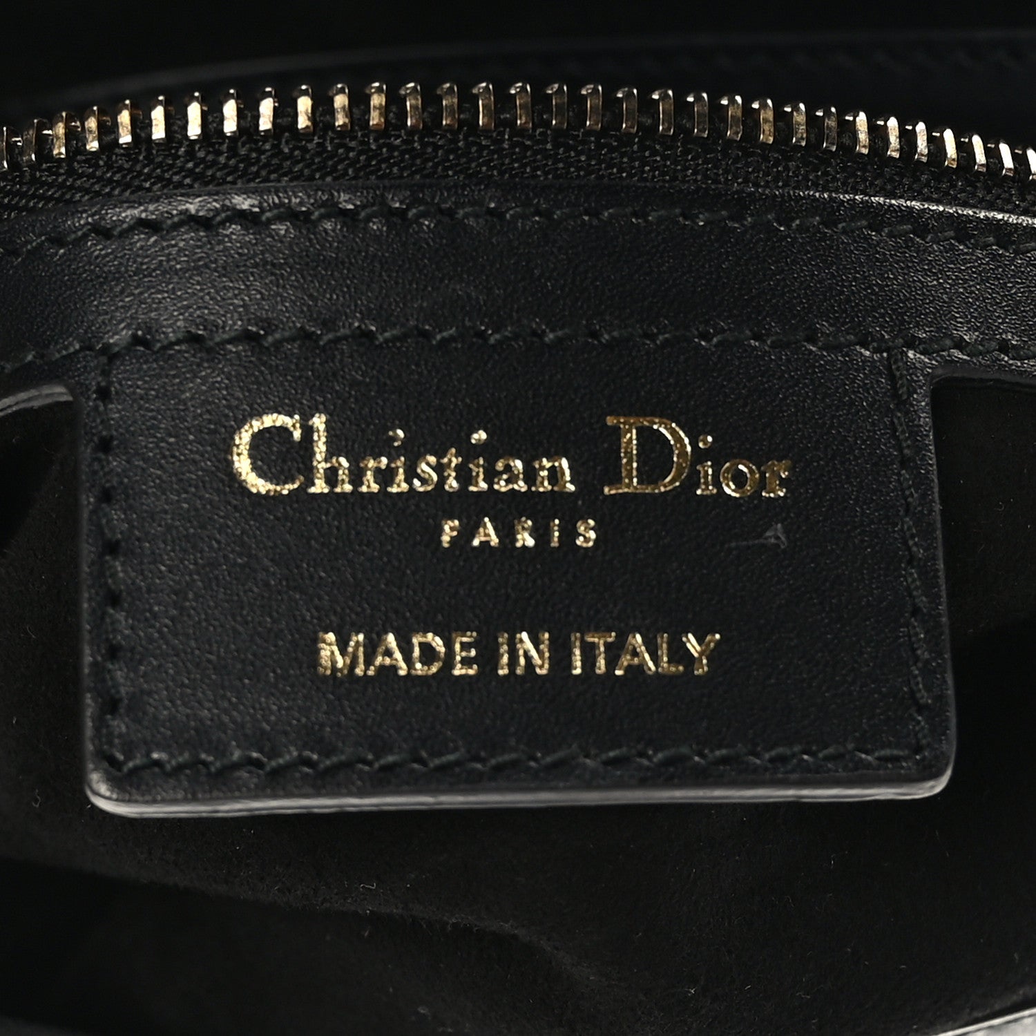 Christian Dior Calfskin Saddle Bag Black 6 of 8
