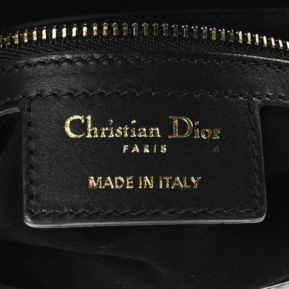 Christian Dior Calfskin Saddle Bag Black 6 of 8