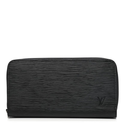 Louis Vuitton Epi Zippy Wallet Black 1 of 9