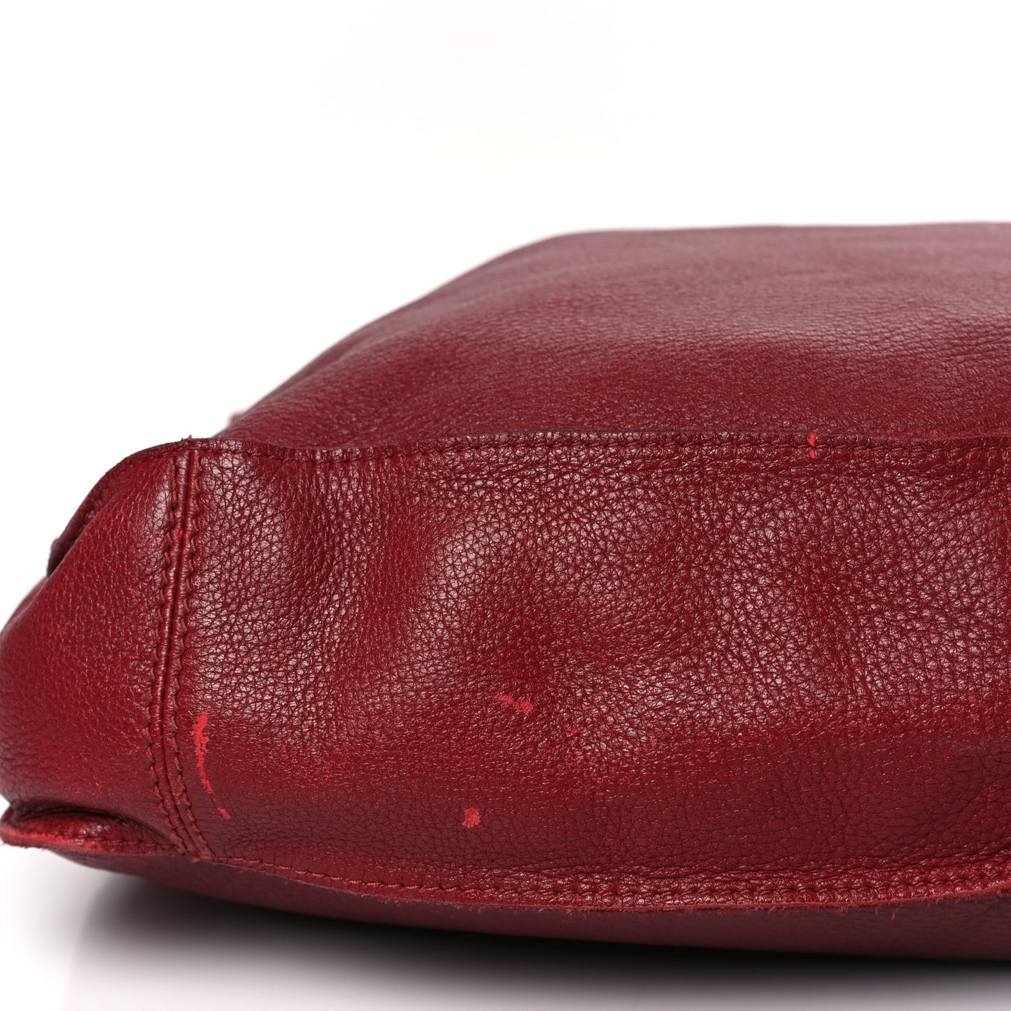 Cervo Deerskin Hobo Red
