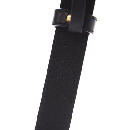 Gucci Calfskin Double G 20mm Belt 75 30 Black 5 of 6