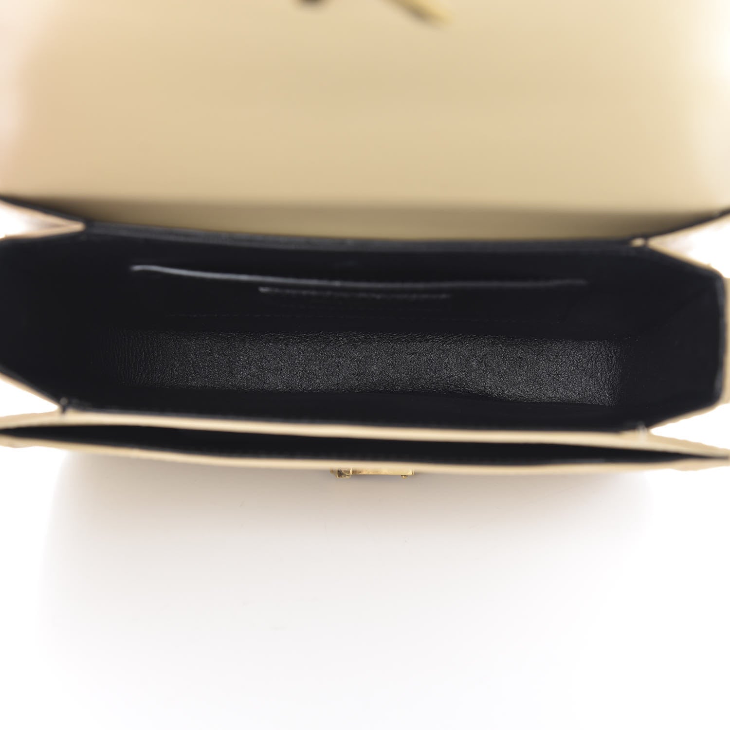 Saint Laurent Smooth Calfskin Small Solferino Satchel Ivory Natural 4 of 11
