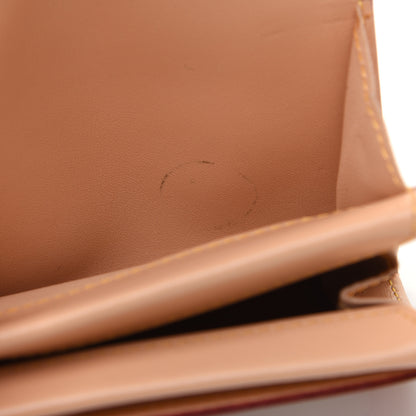 Louis Vuitton Monogram Multicolor Porte-Monnaie Plat Coin Purse White 12 of 17