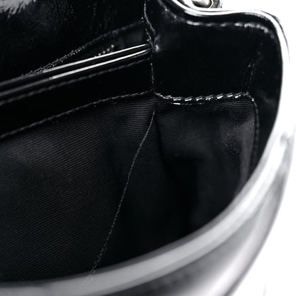Saint Laurent Patent Y Quilted Monogram Toy Loulou Crossbody Bag Black 7 of 13
