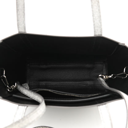 Balenciaga Glitter Calfskin XXS Everyday Tote Silver 5 of 12