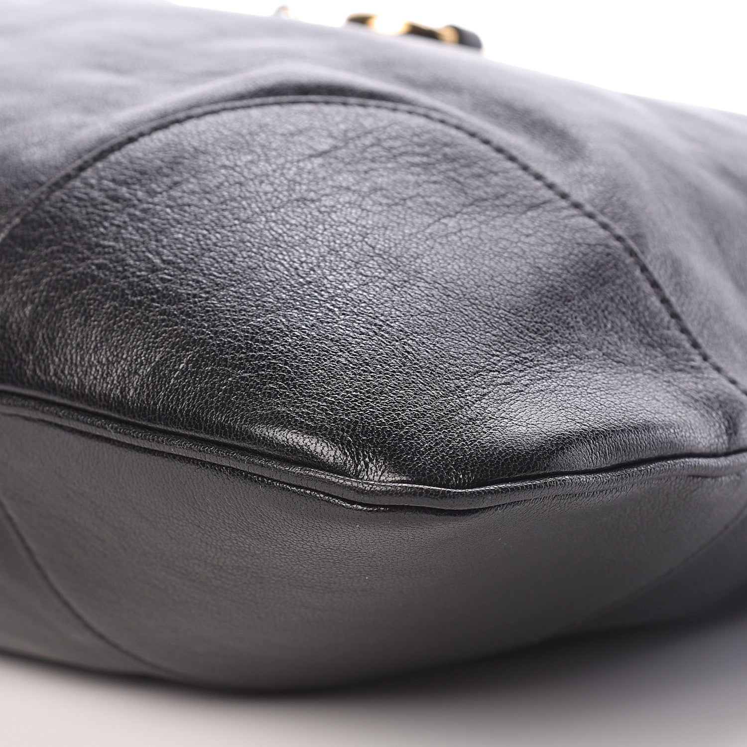 Gucci Sakai Calfskin Horsebit 1955 Cinch Top Messenger Bag Black 10 of 10