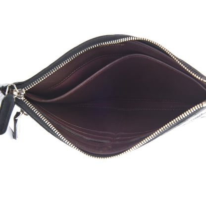 Chanel Lambskin Quilted Zip Pouch Black 6 of 13