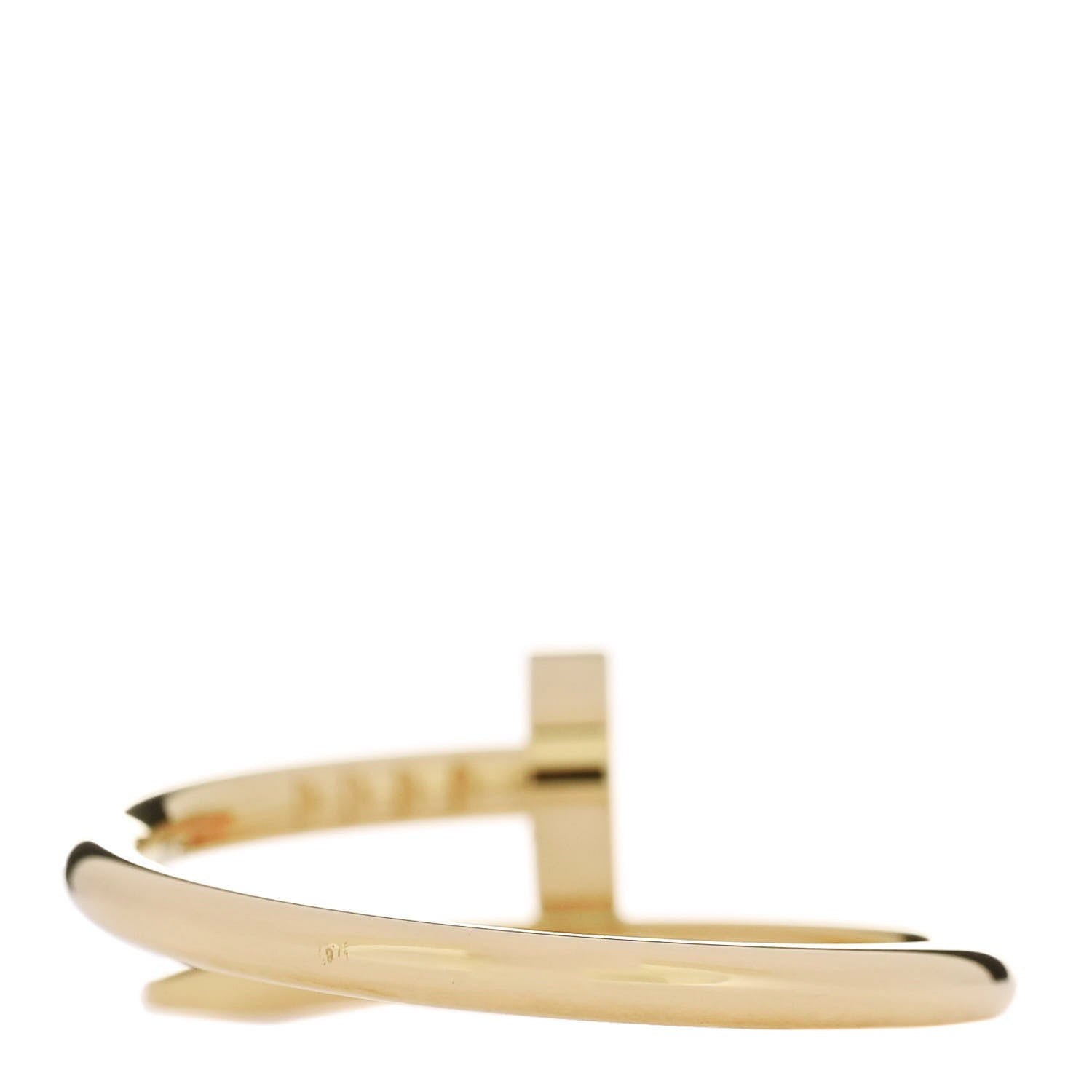 Cartier 18K Yellow Gold Small Juste Un Clou Ring 51 5.75 3 of 5