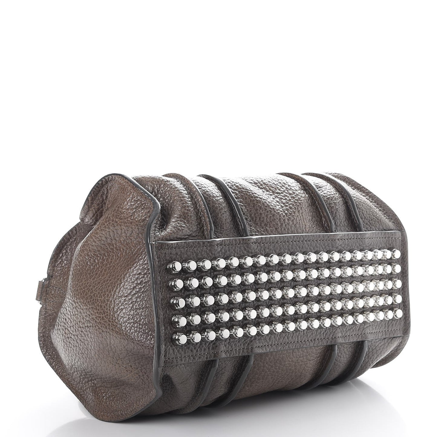 Pebbled Lambskin Inside Out Rocco Grey