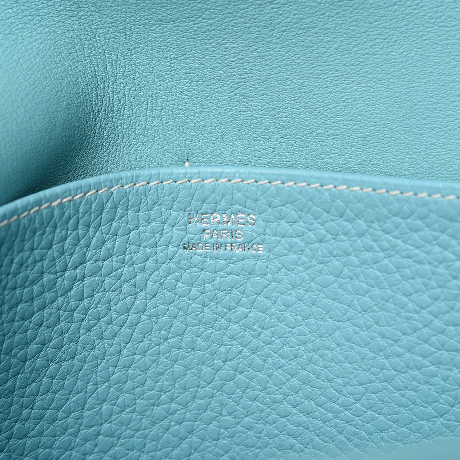 Hermes Taurillon Clemence Halzan 31 Bleu Atoll 10 of 10