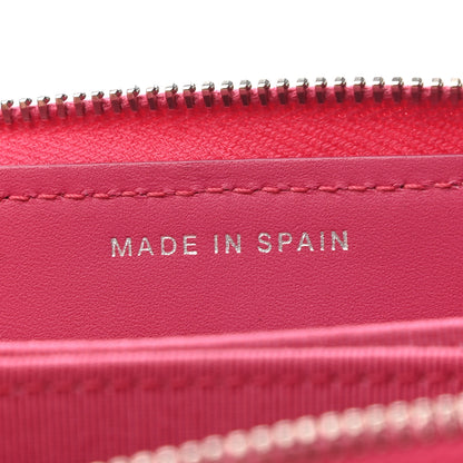 Chanel Patent Quilted Small Zip Around Wallet Pink 7 of 8
