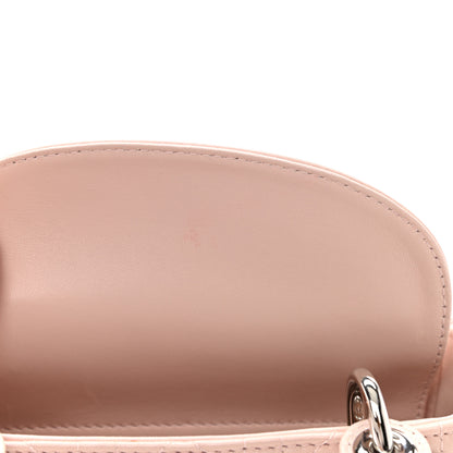 Christian Dior Lambskin Cannage Mini Lady Dior Crystal Strap Rose Poudre 8 of 12