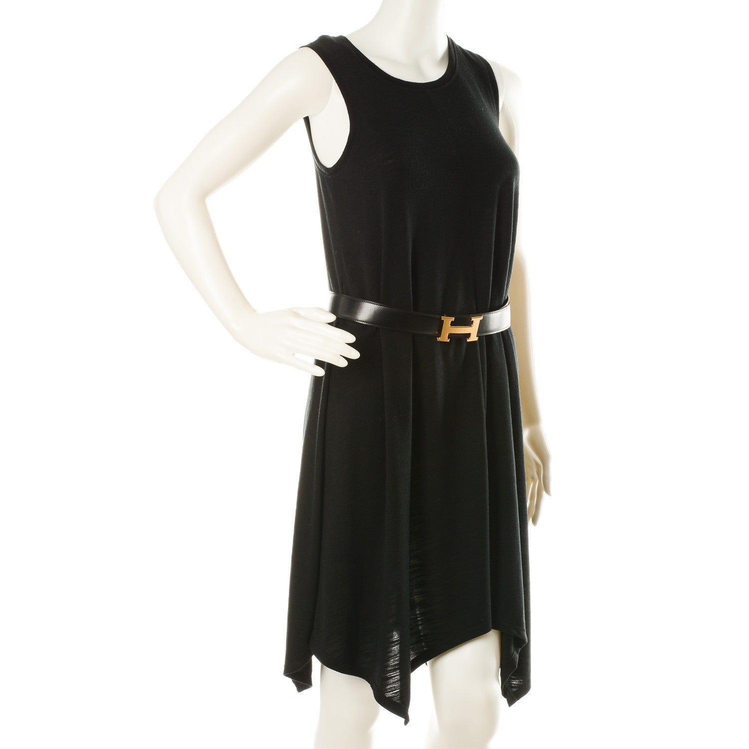 Hermes Box Togo 32mm H Belt 80 Black Chocolate 2 of 8