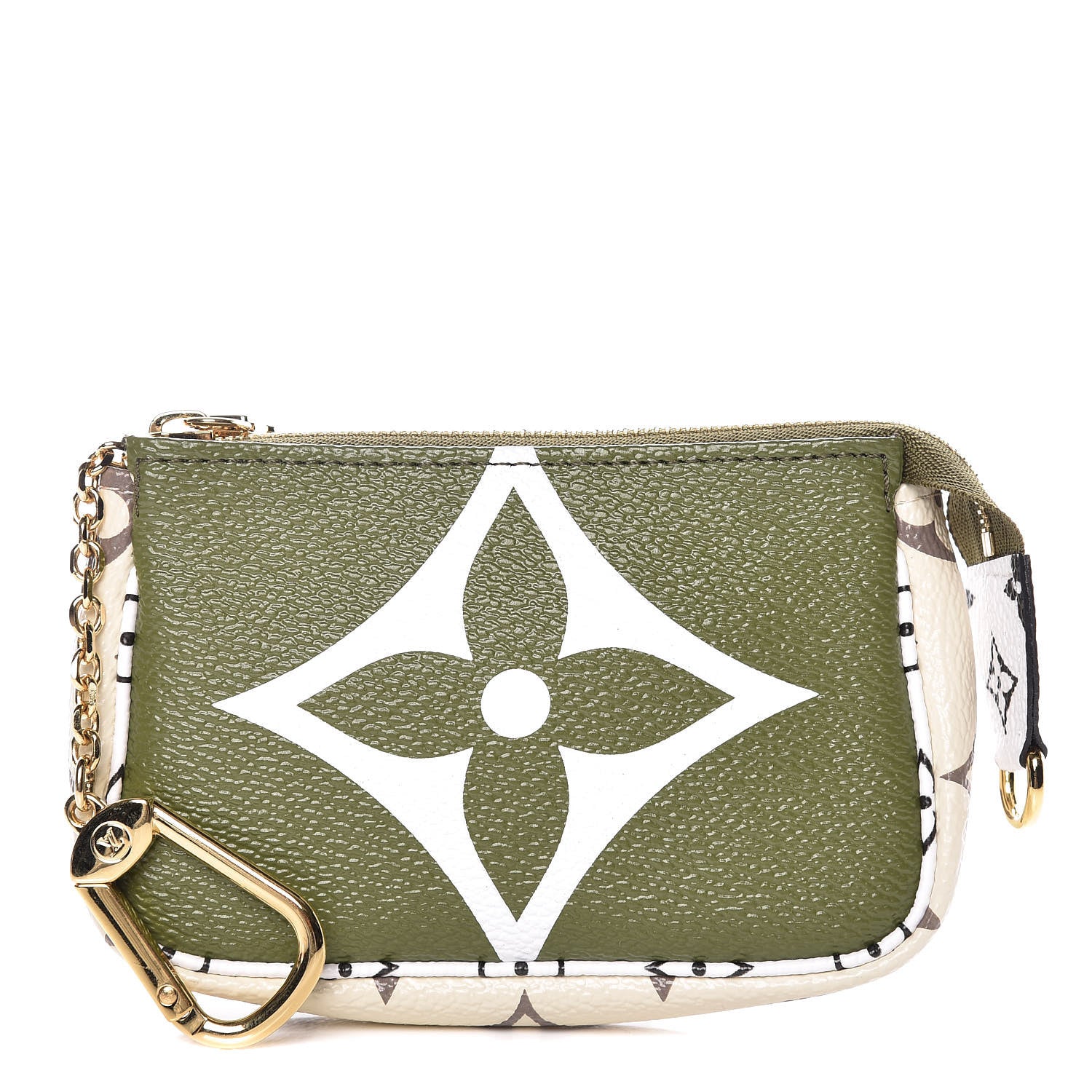 Louis Vuitton Monogram Giant Micro Pochette Accessories Kaki White 1 of 7