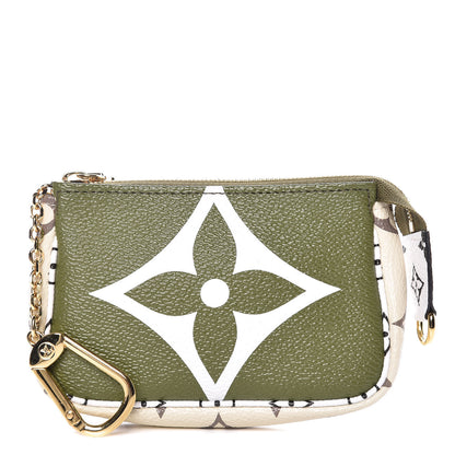 Louis Vuitton Monogram Giant Micro Pochette Accessories Kaki White 1 of 7