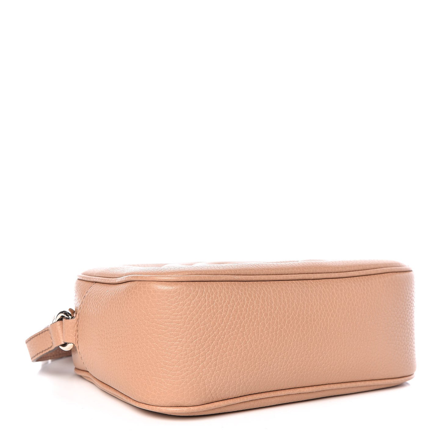 Pebbled Calfskin Small Soho Disco Bag Camelia