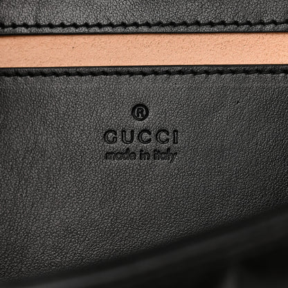 Gucci Calfskin Matelasse Aria Mini GG Marmont Shoulder Bag Black 6 of 11