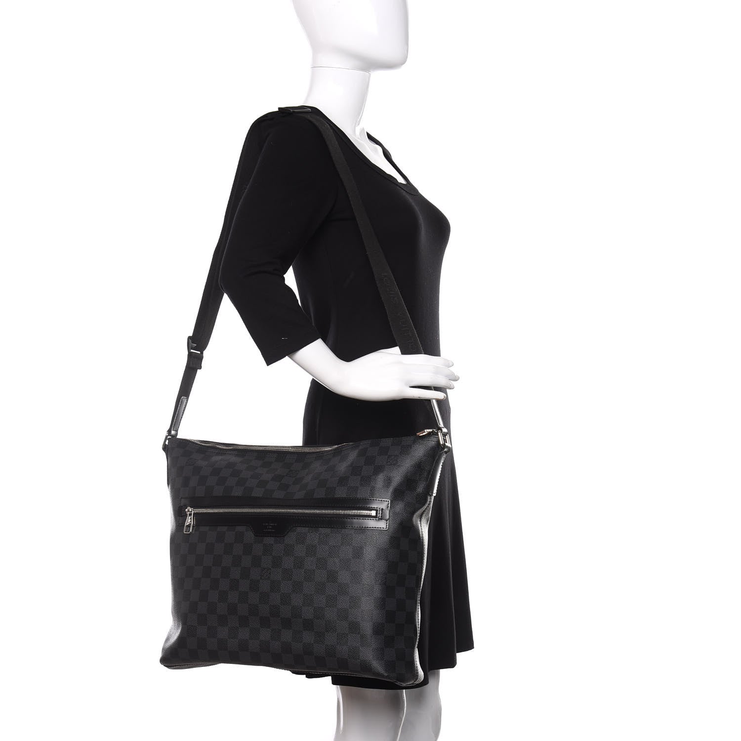 Louis Vuitton Damier Graphite Mick GM 2 of 8