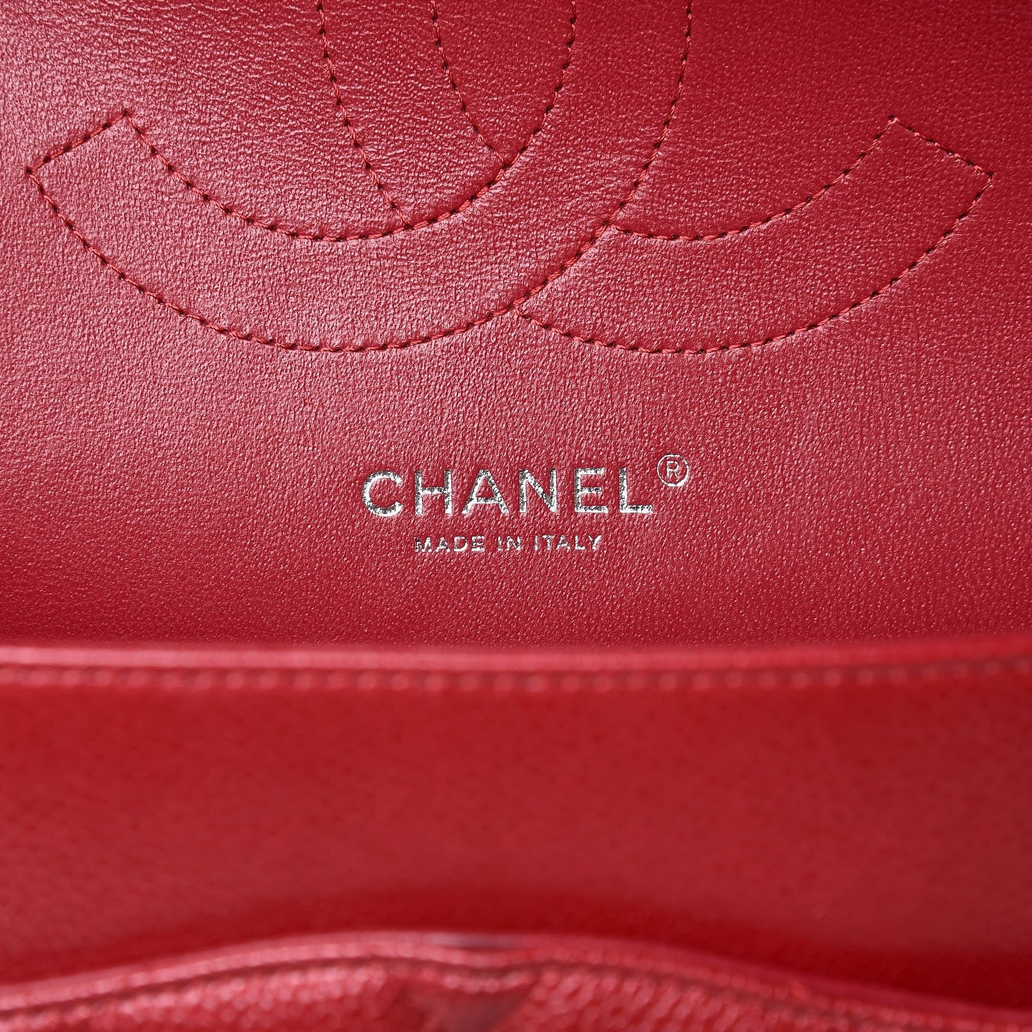 Chanel Pearly Caviar Quilted Jumbo Double Flap Dark Pink 9 of 10