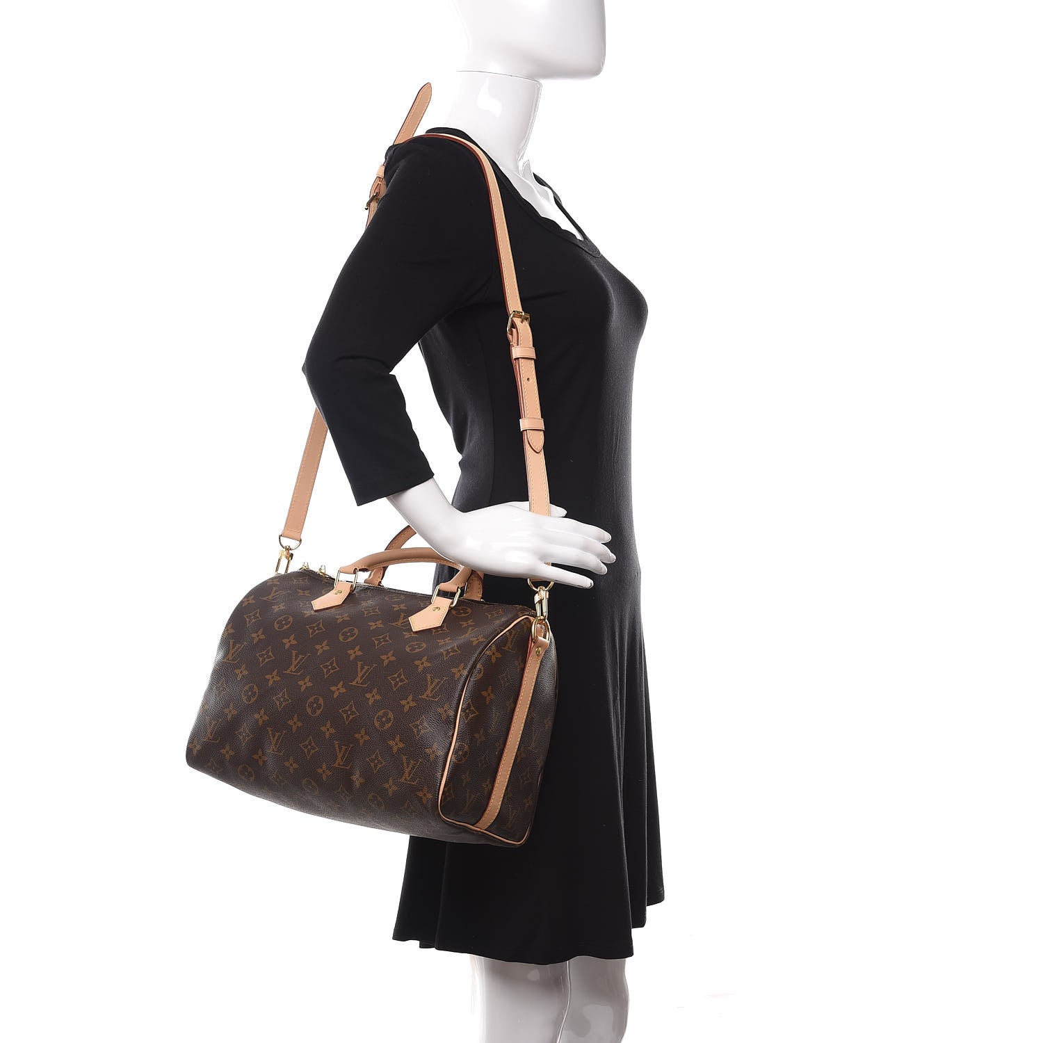 Louis Vuitton Monogram Speedy Bandouliere 30 2 of 10