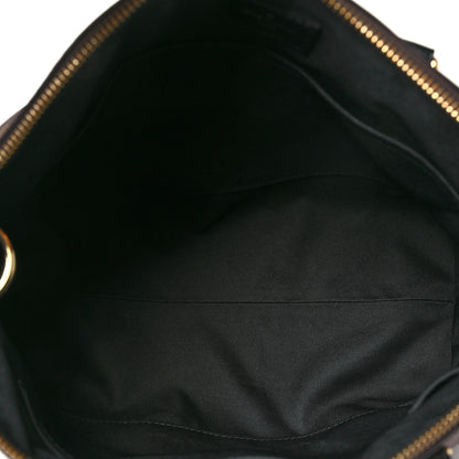 Louis Vuitton Damier Ebene Odeon Tote MM Black 5 of 9