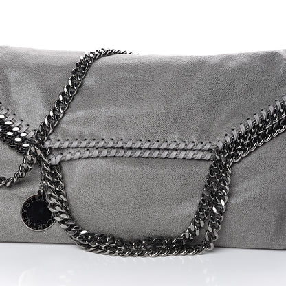 Stella McCartney Shaggy Deer Falabella Fold Over Tote Grey 6 of 8