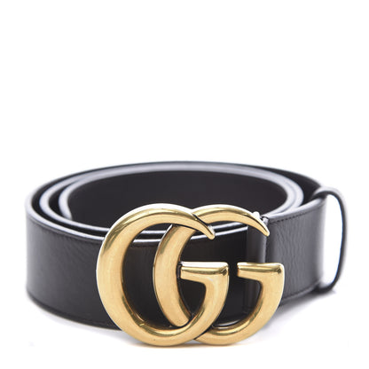 Gucci Calfskin Double G 40mm Belt 90 36 Black 1 of 6