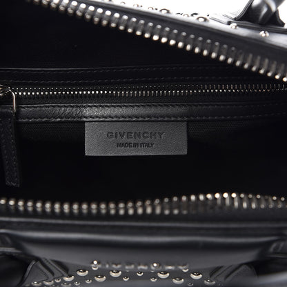 Givenchy Smooth Calfskin Small Studded Antigona Black 6 of 7