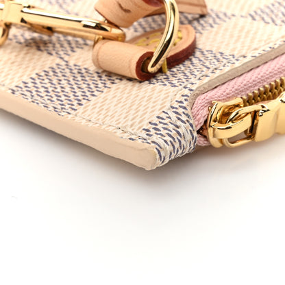 Louis Vuitton Damier Azur Neverfull MM GM Pochette Rose Ballerine 8 of 8