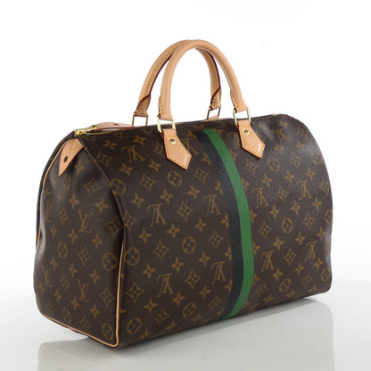 Louis Vuitton Monogram My LV Heritage Speedy 35 Green 3 of 7