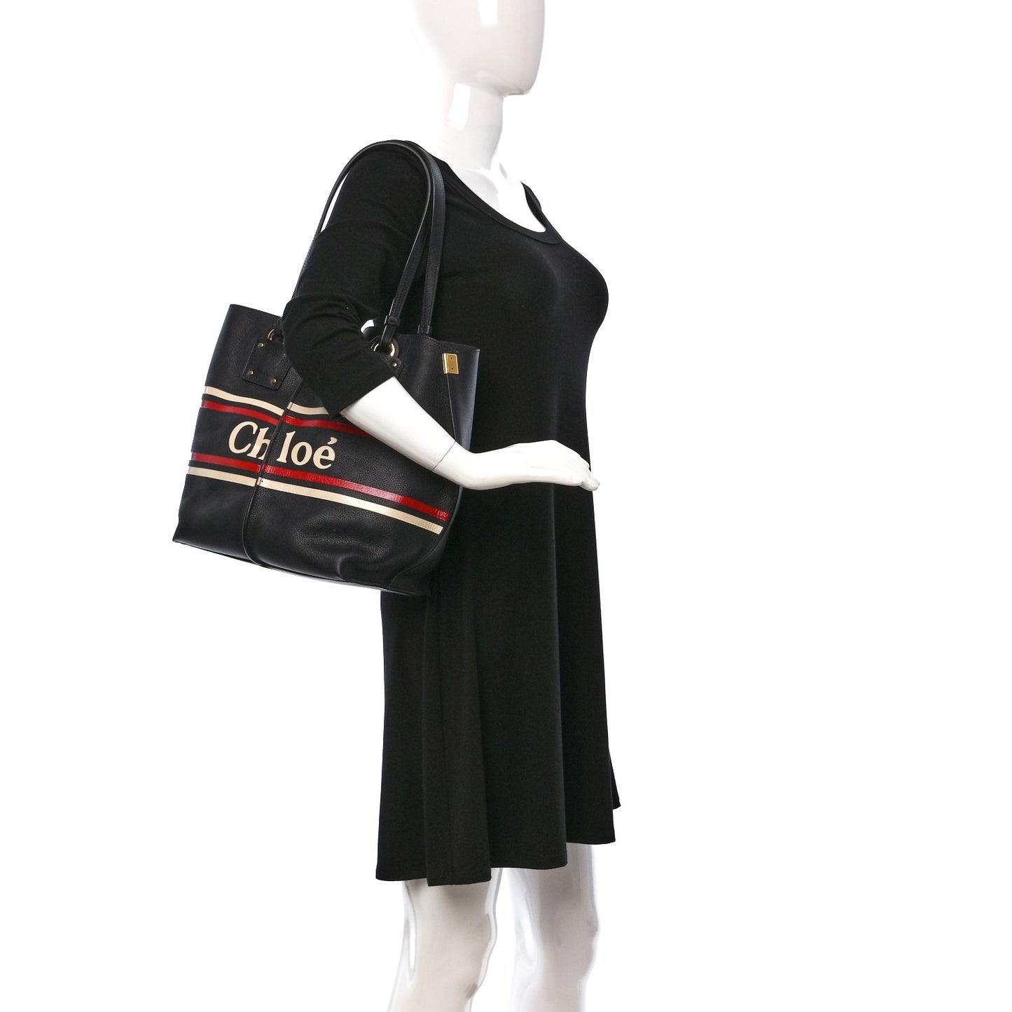 Smooth Calfskin Medium Vick Tote Full Blue