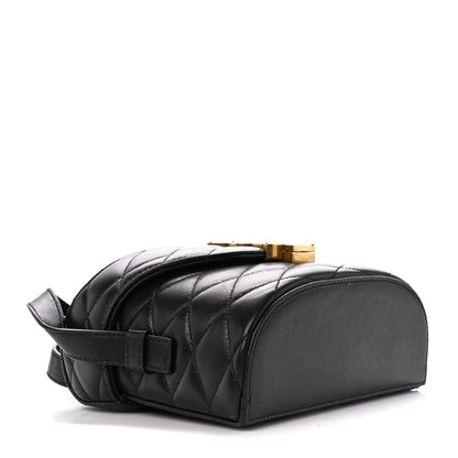 Saint Laurent Lambskin Matelasse Monogram June Box Bag Black 4 of 10