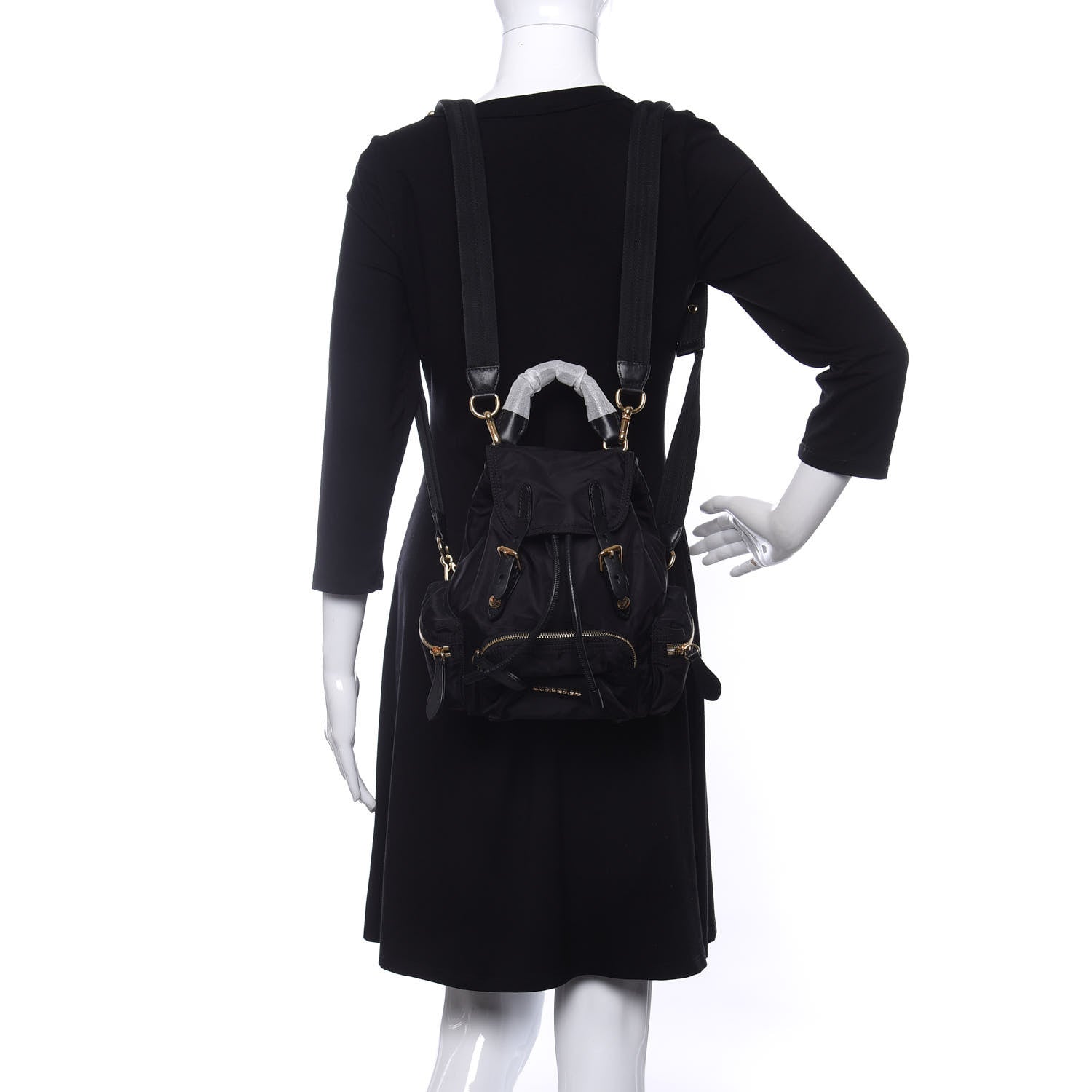 Burberry Nylon Small Rucksack Backpack Black 2 of 10