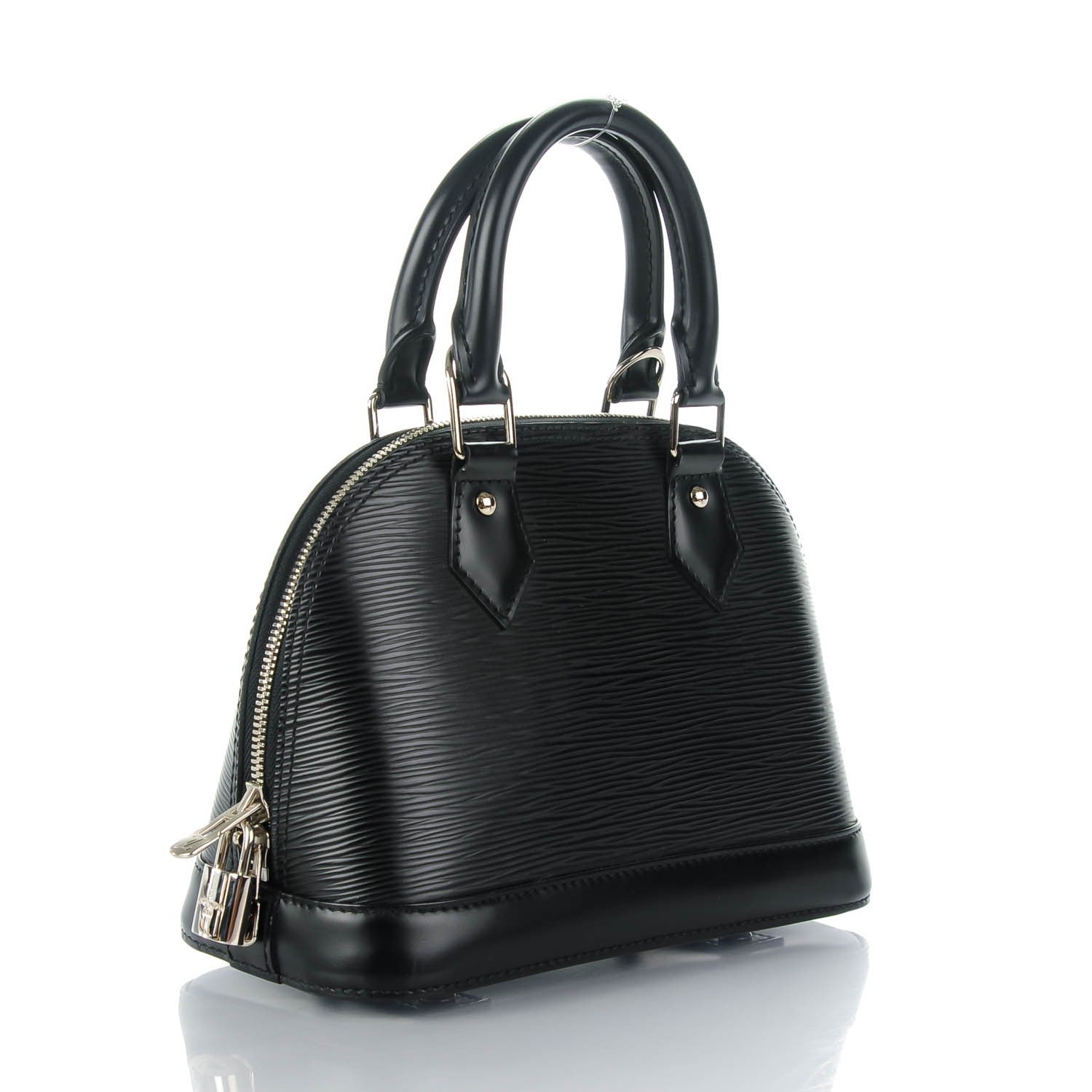 Louis Vuitton Epi Alma BB Black 3 of 8