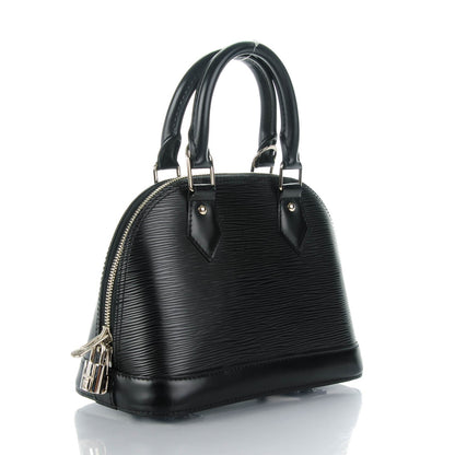 Louis Vuitton Epi Alma BB Black 3 of 8
