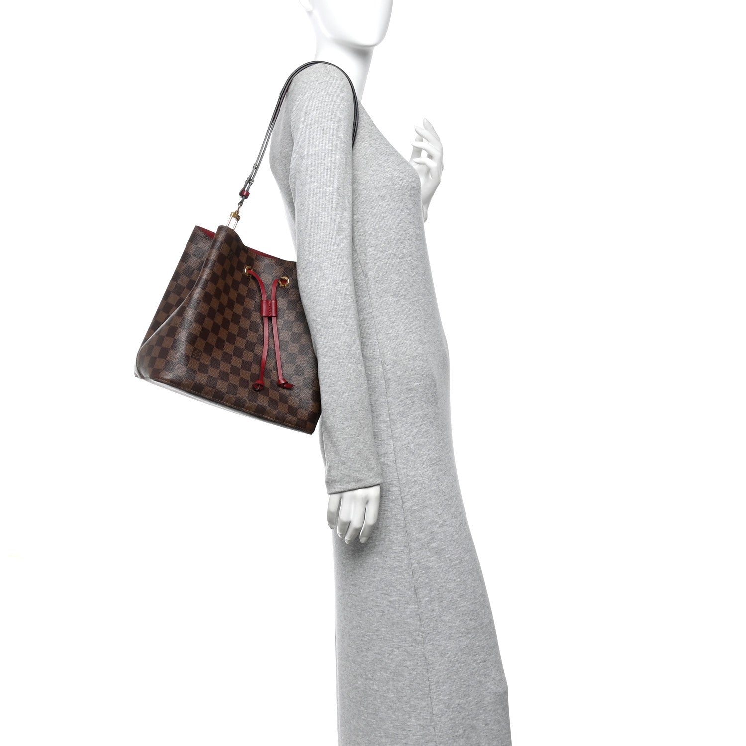 Louis Vuitton Damier Ebene Neonoe MM Cherry Berry 2 of 13