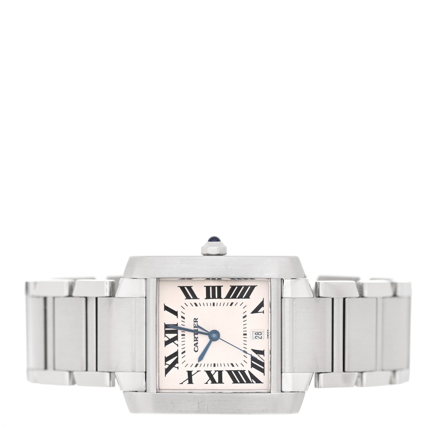 Stainless Steel 28mm Tank Francaise Automatic Watch