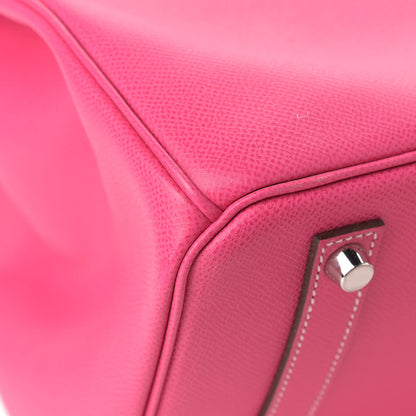 Hermes Epsom Candy Birkin 35 Rose Tyrien Rubis 10 of 13