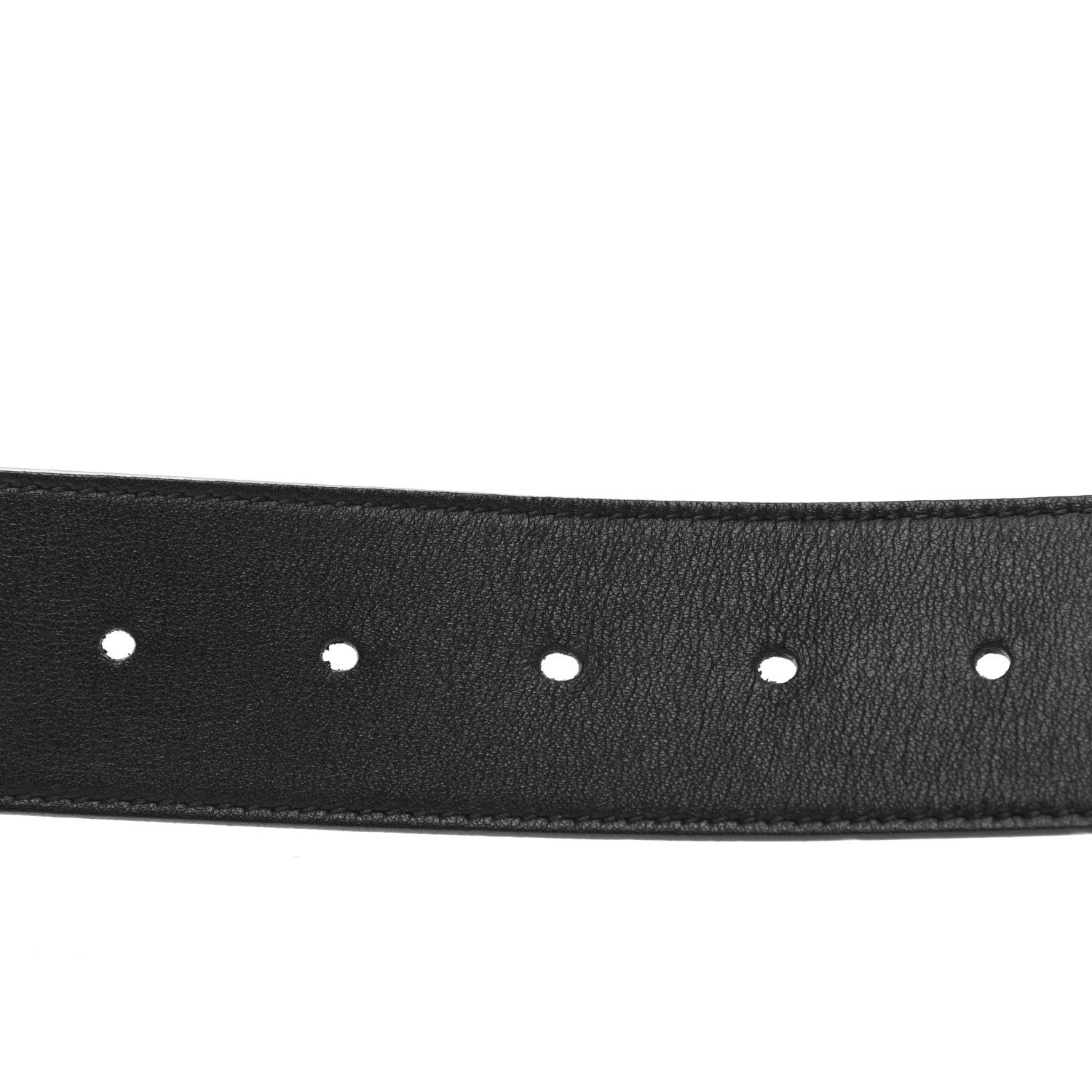 Gucci Moon Calfskin Nickel Double G 40mm Belt 85 34 Black 3 of 7